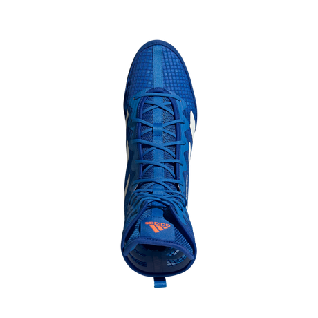 Adidas Box Hog 4 Boxing Boots - Royal Blue White Red Adidas
