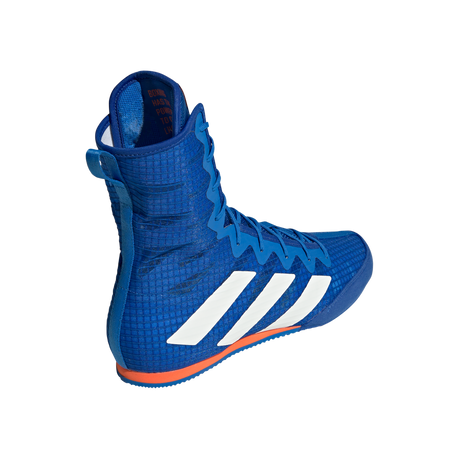 Adidas Box Hog 4 Boxing Boots - Royal Blue White Red Adidas