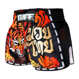 Tuff Kids Retro Style Shorts - Cruel Tiger Red TUFF