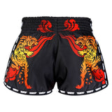 Tuff Kids Retro Style Shorts - Cruel Tiger Red TUFF