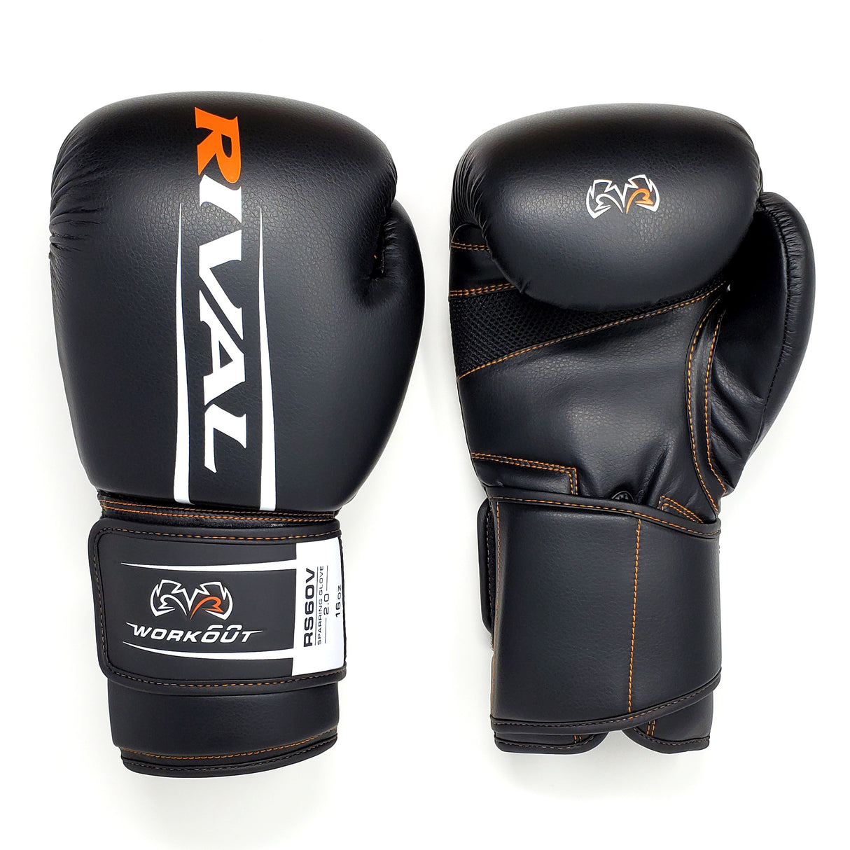 Rival RS60V 2.0 Boxing Sparring Gloves - Black Rival