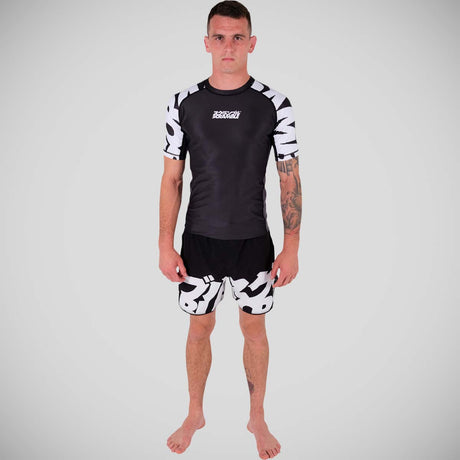 Black Scramble Baka Rash Guard  Fight Co