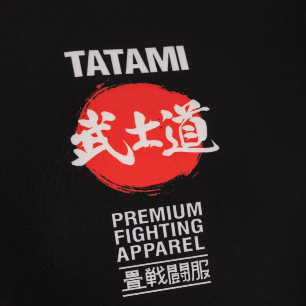 Tatami Bushido Black Long Sleeve Rash Guard Tatami