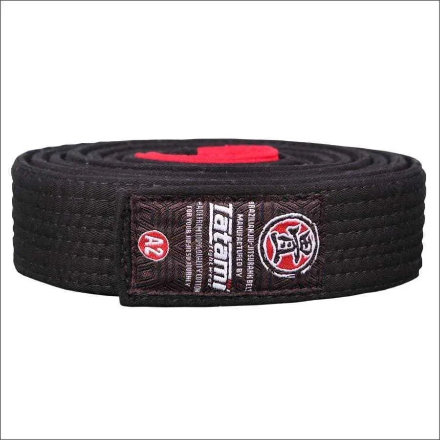 Tatami Fightwear BJJ Rank Belt - Black tatami