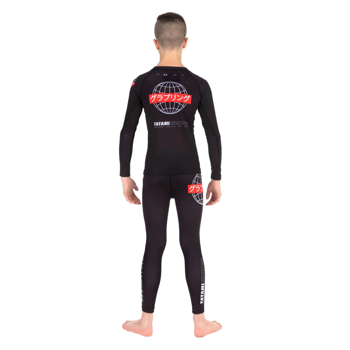 Tatami Kids Global Spats - Black tatami