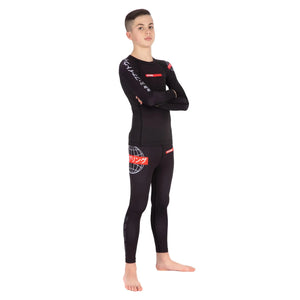 Tatami Kids Global Spats - Black tatami