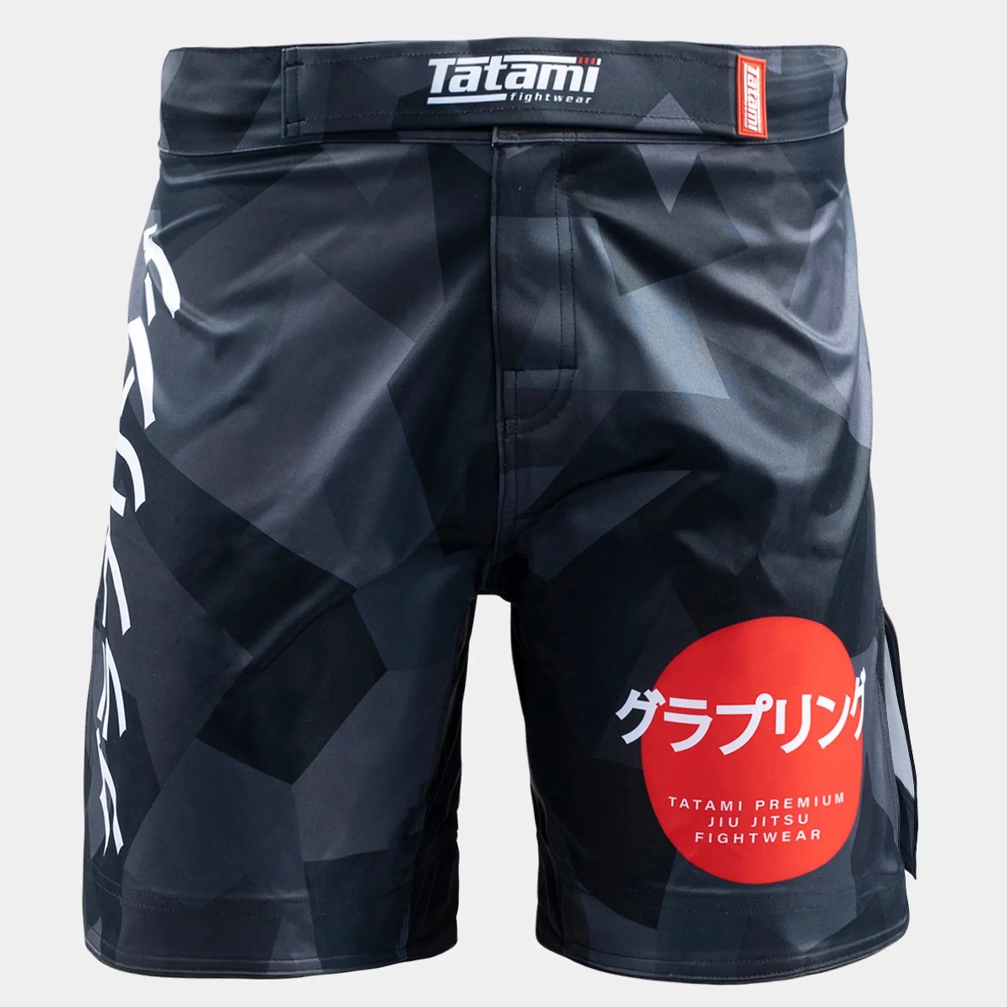 Tatami Onyx Black Camo Grappling Shorts Tatami
