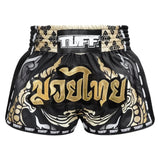 Tuff Retro Style Shorts - Thai King Of Naga Black TUFF