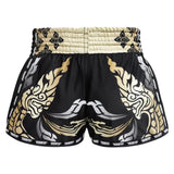 Tuff Retro Style Shorts - Thai King Of Naga Black TUFF