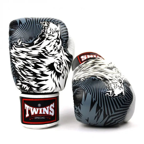 Twins White Wolf Boxing Gloves Twins Special