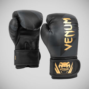 Black/Gold Venum Razor Kids Boxing Gloves  Fight Co