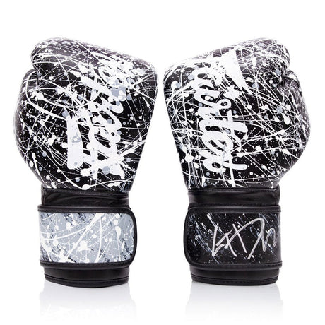 Fairtex The Painter Black-White Unique Boxing Gloves Fairtex