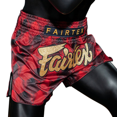 Fairtex Muay Thai Boxing Rodtang Shorts Red - BS1919 - Toprank Sport™