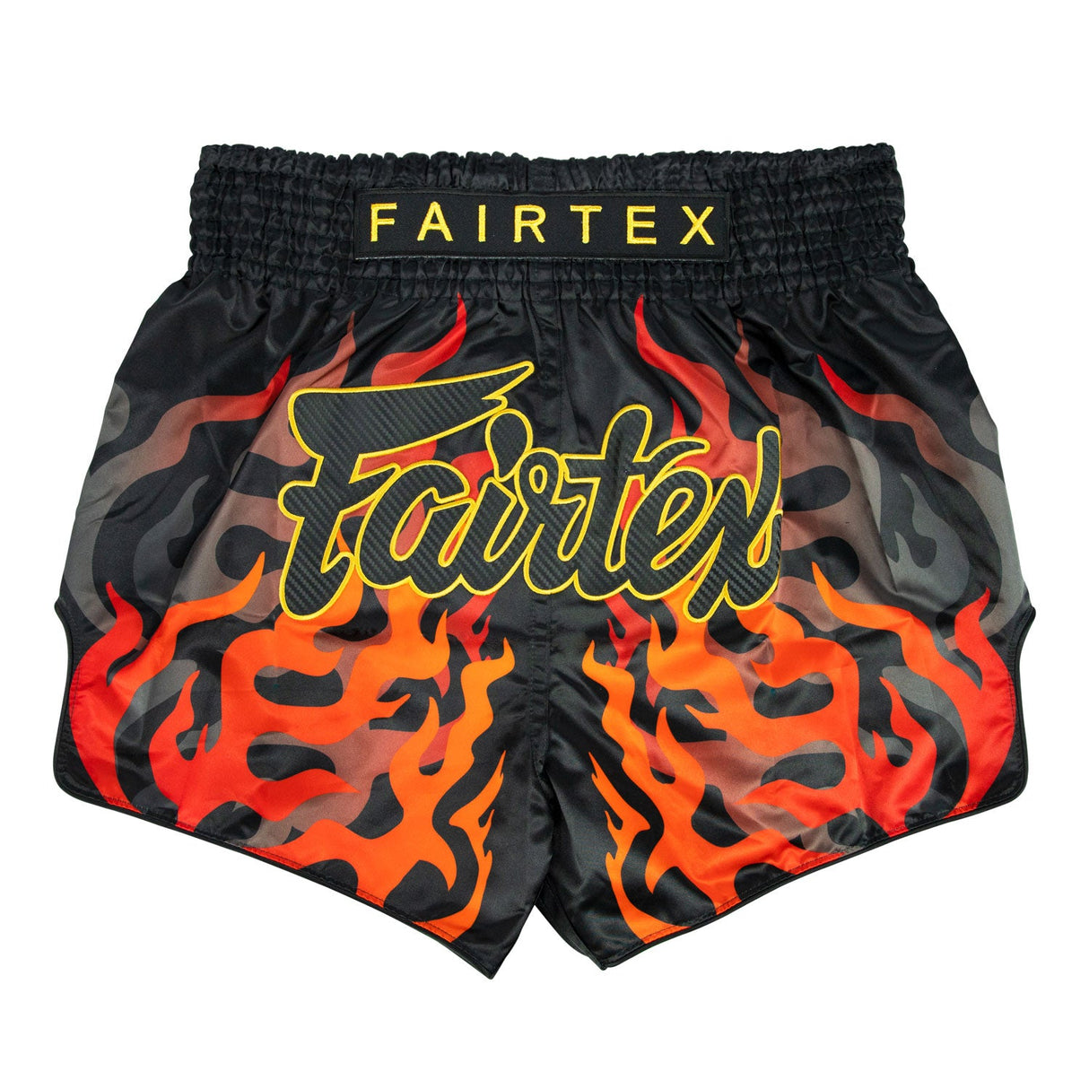 Fairtex Muay Thai Boxing Volcano Muaythai Shorts Black - Toprank Sport™