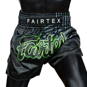 Fairtex Muay Thai Boxing Racer Muaythai Shorts Black - Toprank Sport™