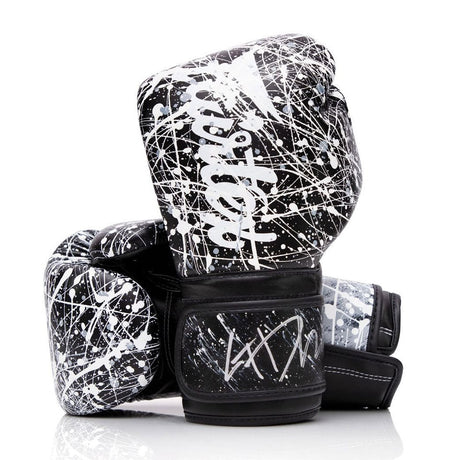 Fairtex The Painter Black-White Unique Boxing Gloves Fairtex