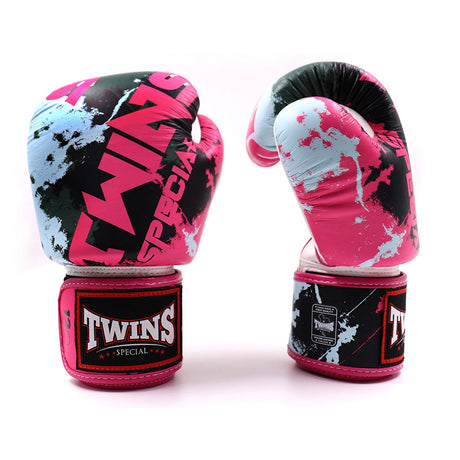 Twins Special Muay Thai  Candy Boxing Gloves White-Pink FBGVL3-61 - Toprank Sport™