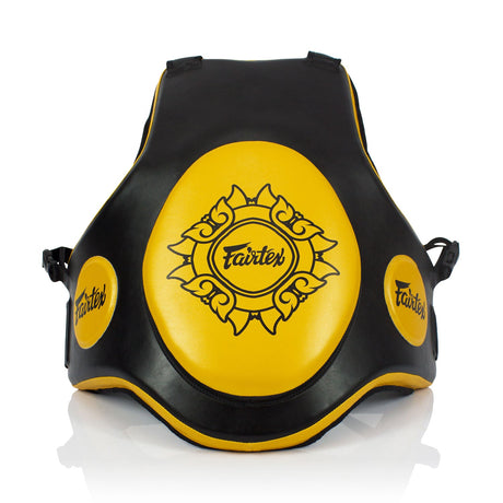 Fairtex Muay Thai Boxing Trainers Vest Black-Gold - TV2 - Toprank Sport™